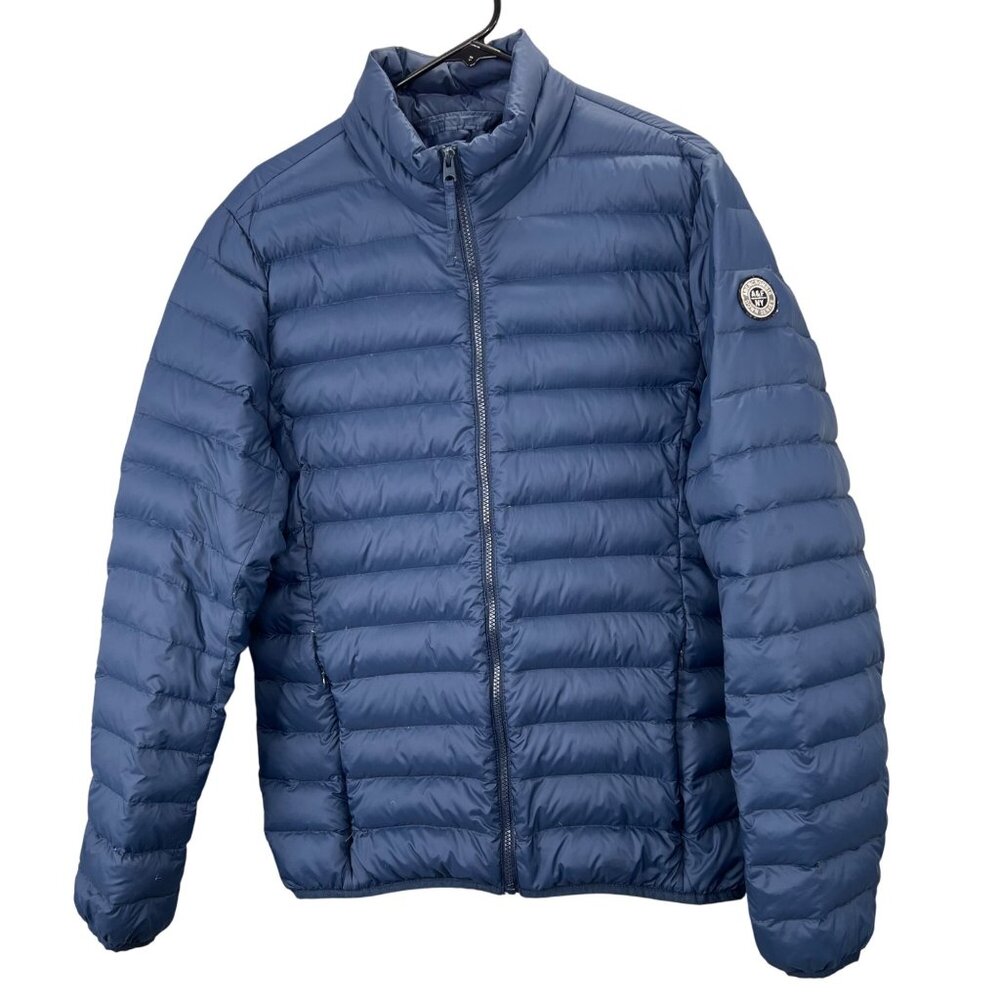 Abercrombie & Fitch Blue Puffer Jacket